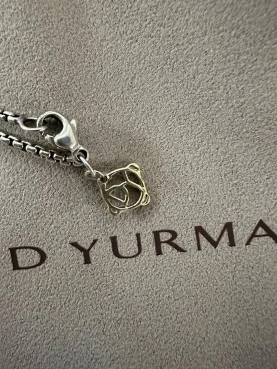 David Yurman petite cross necklace - Picture 4 of 4